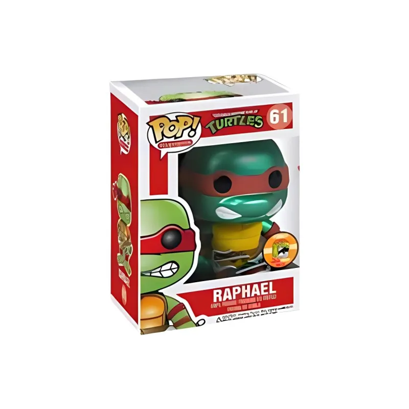 Funko Pop! Television Teenage Mutant Ninja Turtles RaphaelMetallic Sdcc Figure #61-2