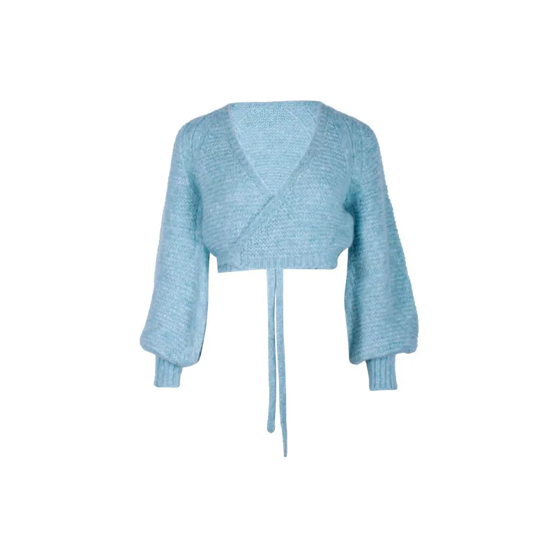 CHANEL FW21 Sweater Women's Light Blue-1