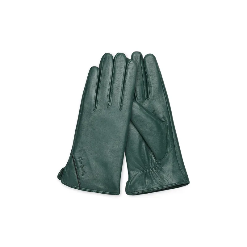 PIERRE CARDIN Sheepskin Winter Thickened And Fleece Lined Gloves Women's-3