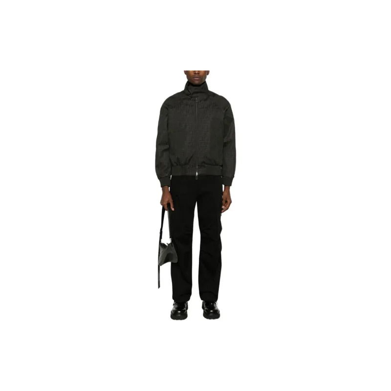 FENDI FF pattern Bomber Jacket-1