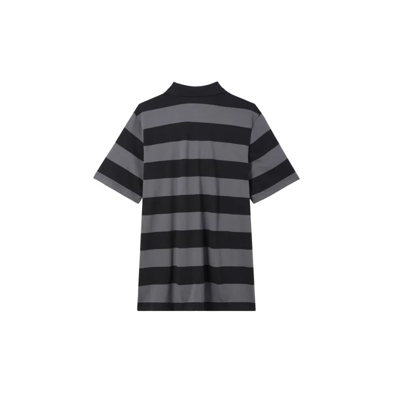 Adidas Polo Shirt Men's Black/Dark Gray-1