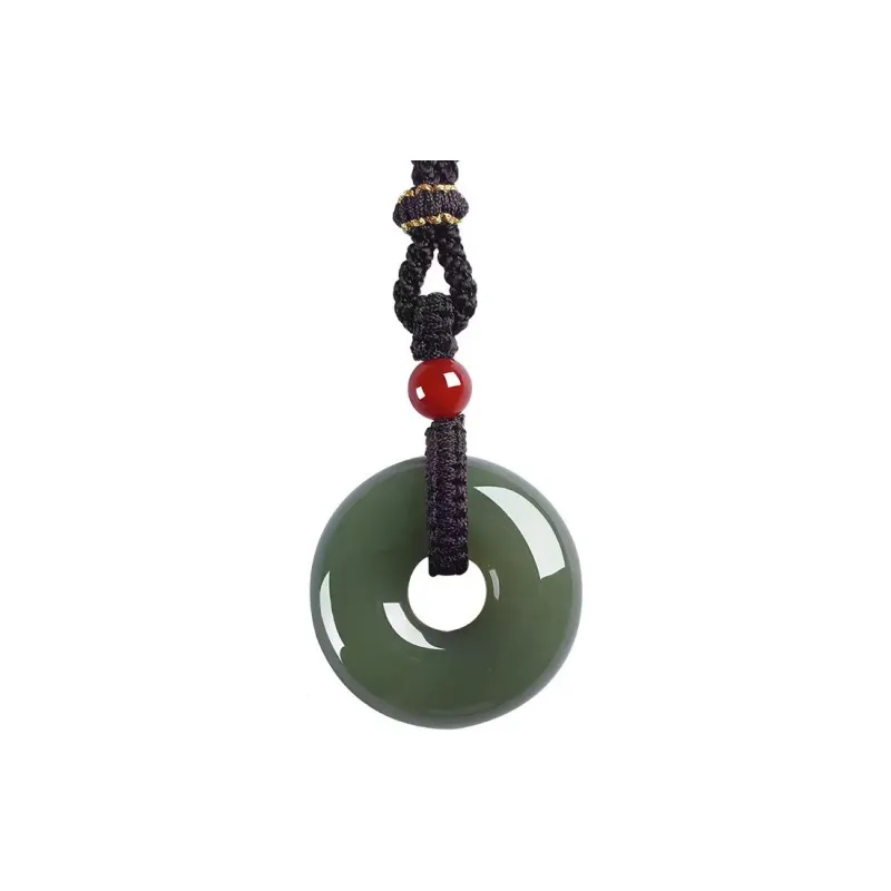 Zhen Yu Zhen Pin Necklaces Green Jade Unisex-0