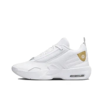 JORDAN Max Aura 6 White Metallic Gold Women's