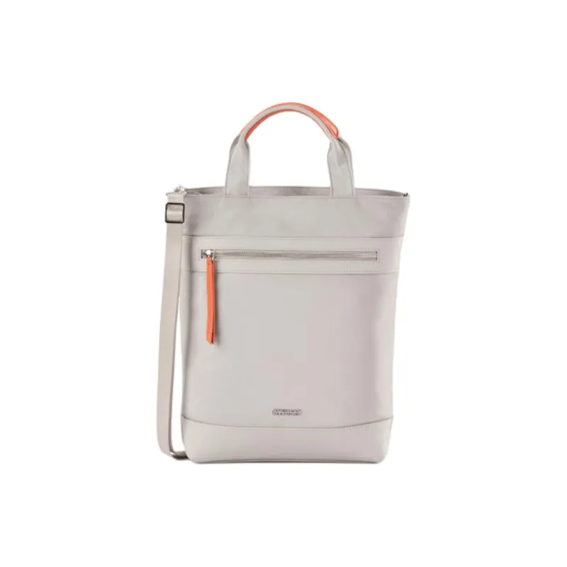 AMERICAN TOURISTER Polyester Tote Bag, Shopping Bag, Shoulder Bag, Crossbody Bag, Handbag Unisex Taupe-0