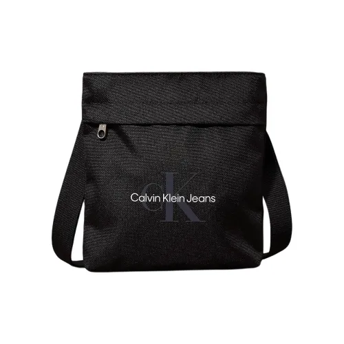 CALVIN KLEIN Polyester Shoulder Bag, Crossbody Bag Men's Black