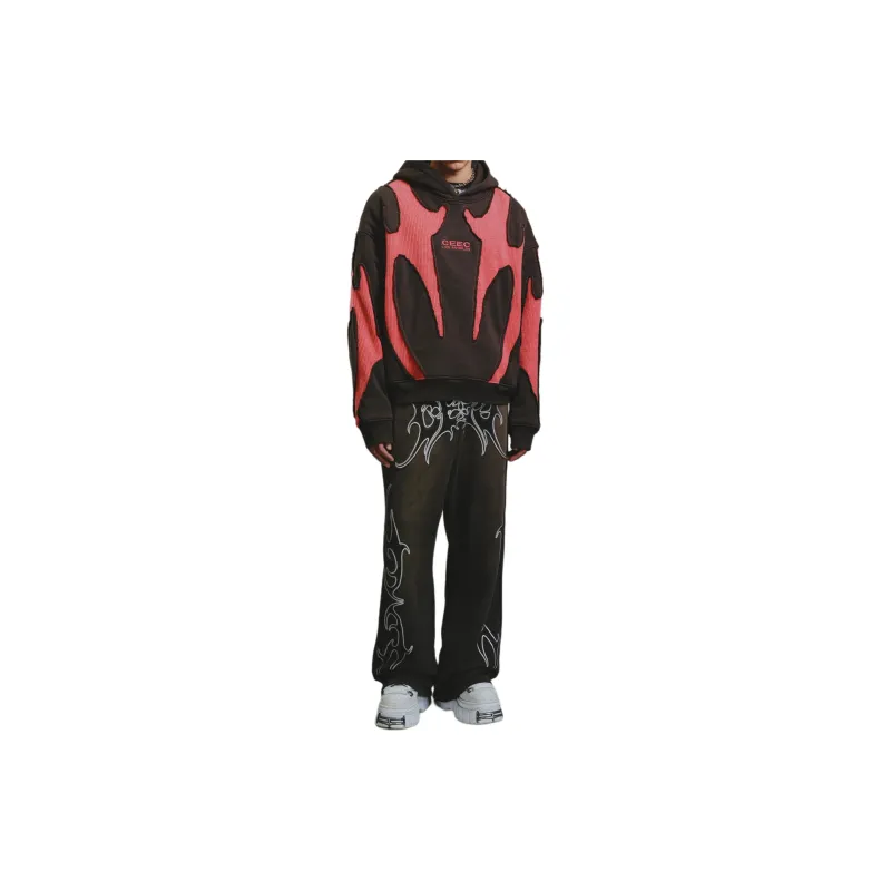 CEEC LA 24FW Knitted Sports Pants Unisex Dark Gray-2