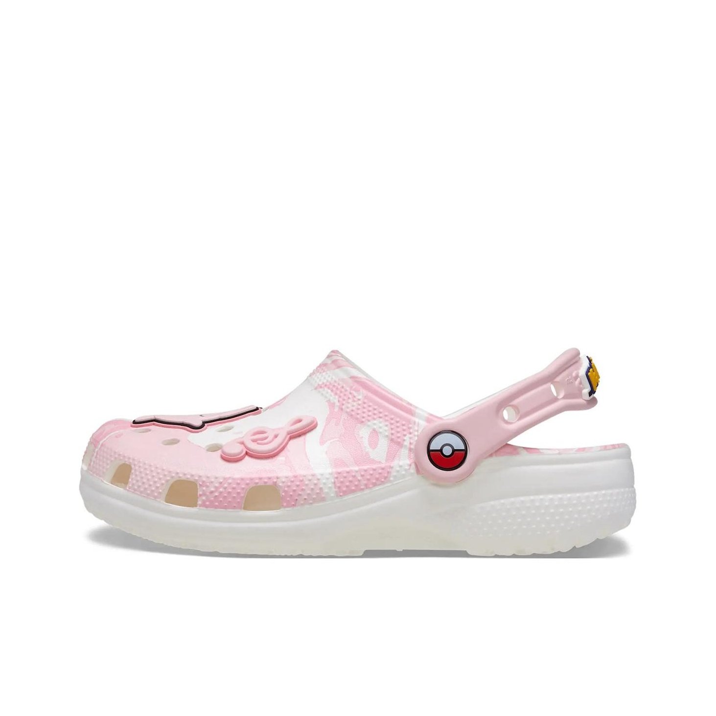 A BATHING APE x Crocs Classic Clog Clogs Unisex Pink - POIZON