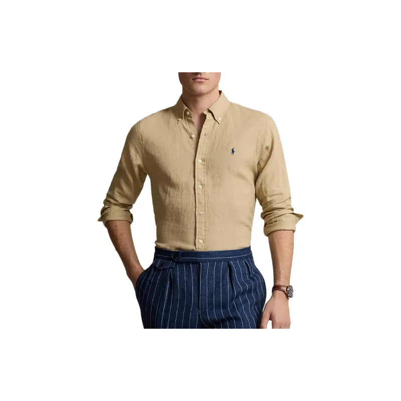 Polo Ralph Lauren SS23 Shirt Men's Khaki-4