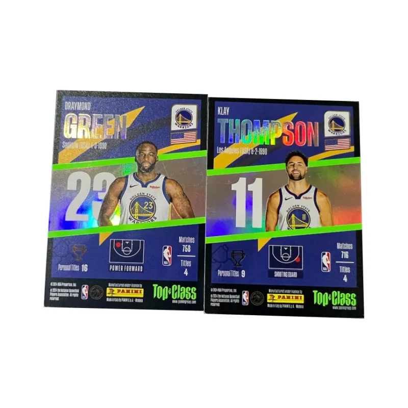PANINI Golden State Warriors Klay Thompson Grimm TC Collection Unstoppable Player Card Rare Card Sports Cards 2 Pcs-1