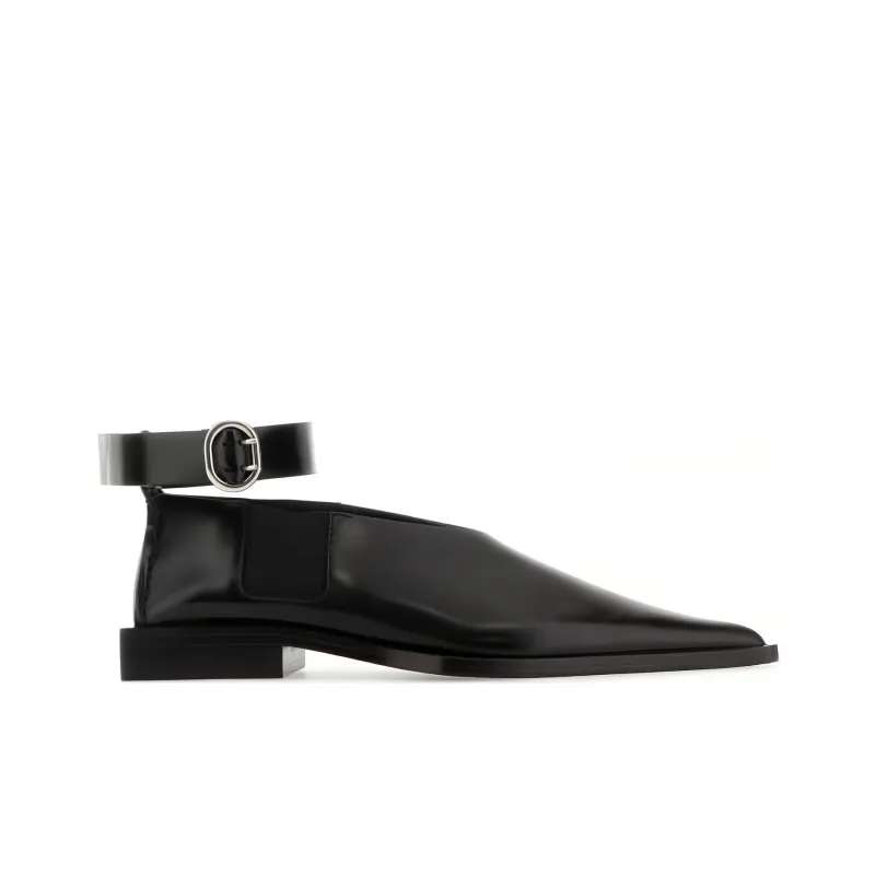 JIL SANDER Pointed-toe Leather Shoes-1