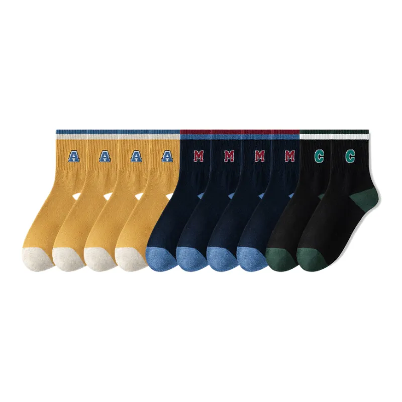 Lan Miao Mid Calf Socks Women's 10 Pack-3