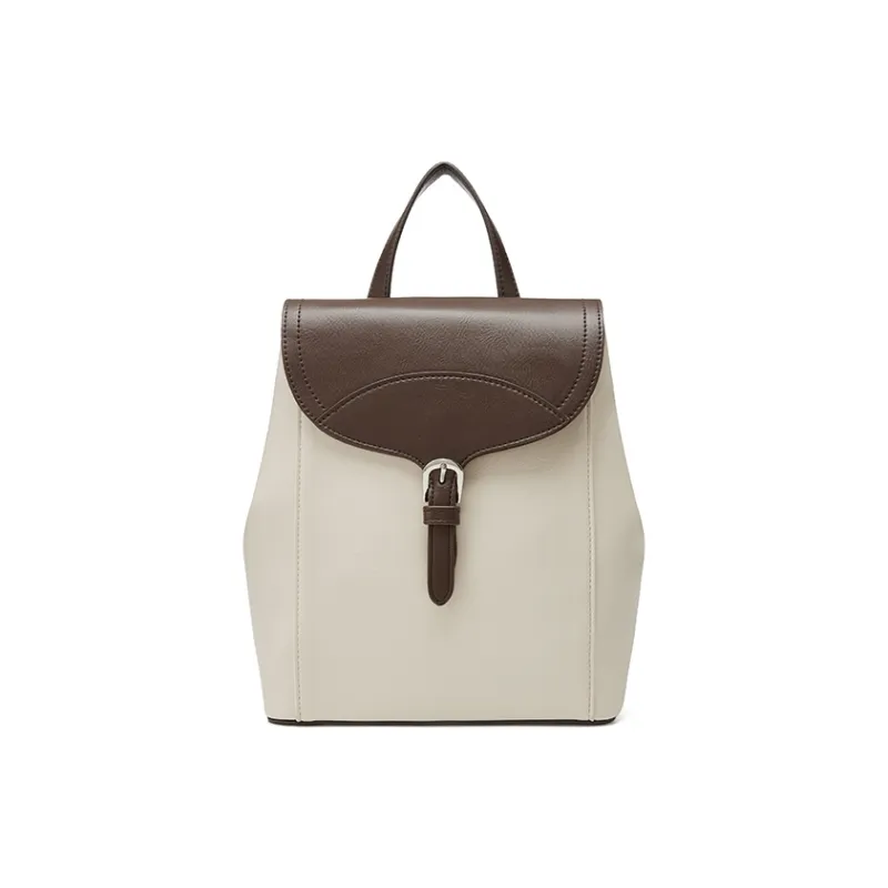 JOSINY PU Backpack Regular Women's Ecru-0
