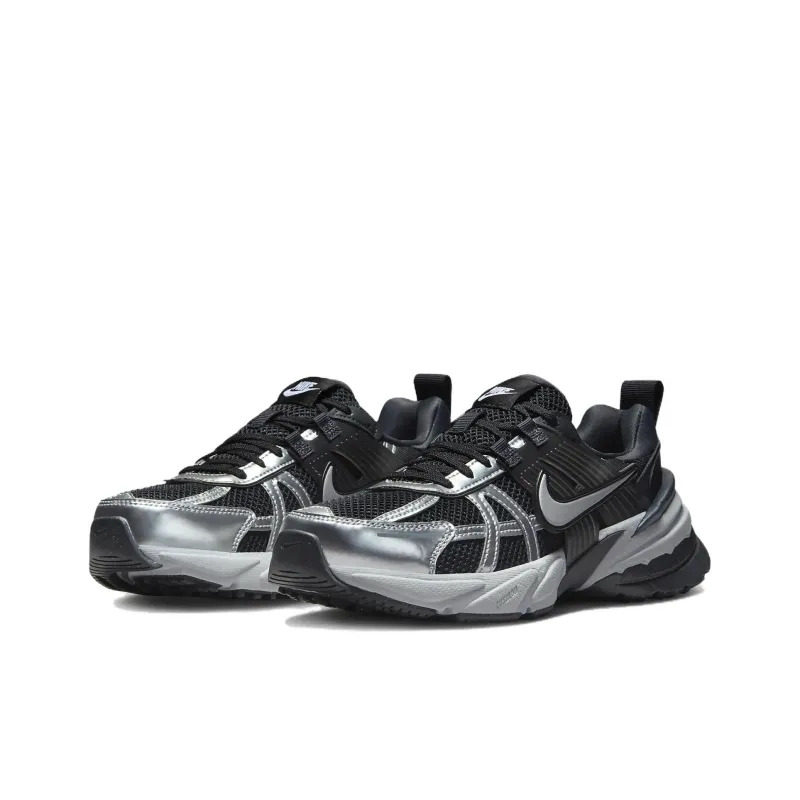 Nike V2K Run Wear Resistant Low Top Running Shoes Women's Black-2
