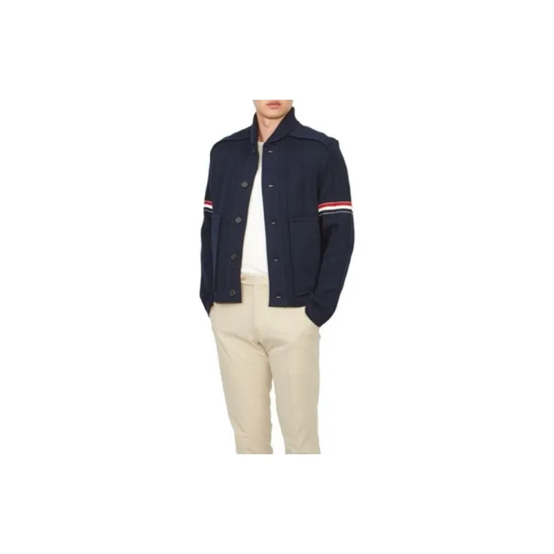 THOM BROWNE Rwb Striped Shirt Jacket-2