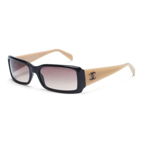 CHANEL Pre-Owned 2000 CC Rectangular-frame Sunglasses