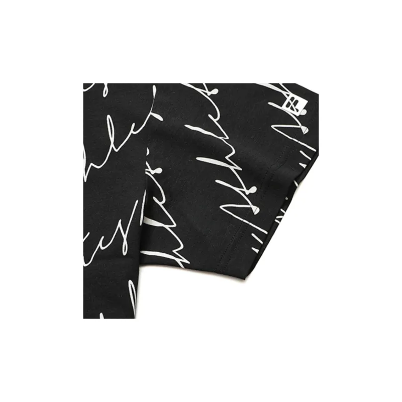 FILA Athletics Drop Shoulder Sleeve T Shirt Women's All Over Print-3