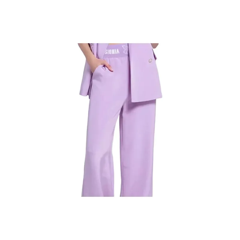 BESIONIA SS22 Casual Pants Women's Light Purple-5