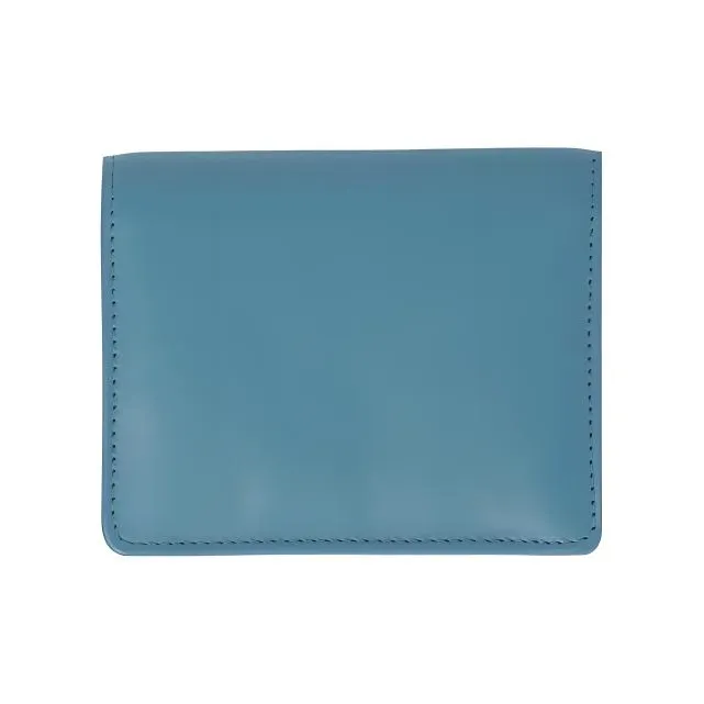MIU MIU Leather Wallet Small Size Women's Blue-1