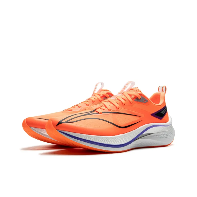 LiNing Red Hare 7 Pro Cushioning Slip Resistant Low Top Marathon Running Shoes Men's Orange-2