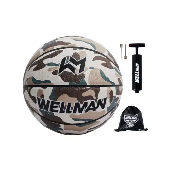 WELLman PU Basketball Camouflage Size 7 Training