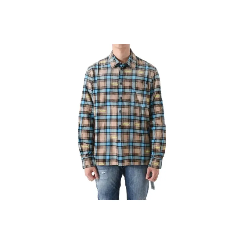 OFF WHITE Checked Long Sleeved Shirt-4