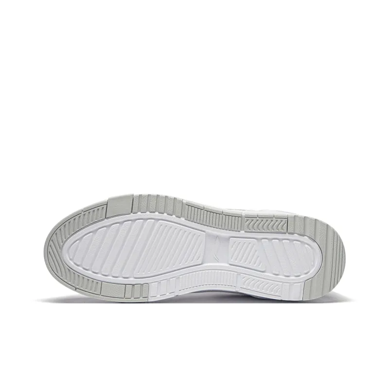 LiNing Common 80s Anti Slip Wear Resistant Low Top Skateboard Shoes Men's White-6