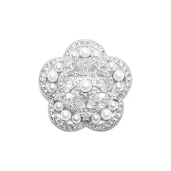 CHANEL Pre-Owned 2020 Camellia Rhinestone-embellished Brooch