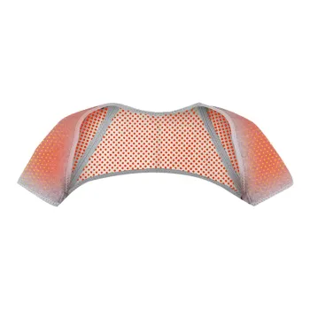 NAILEKESI Sports Office Home Shoulder Pads Warm Self Heating Orange Gray Elastane Unisex
