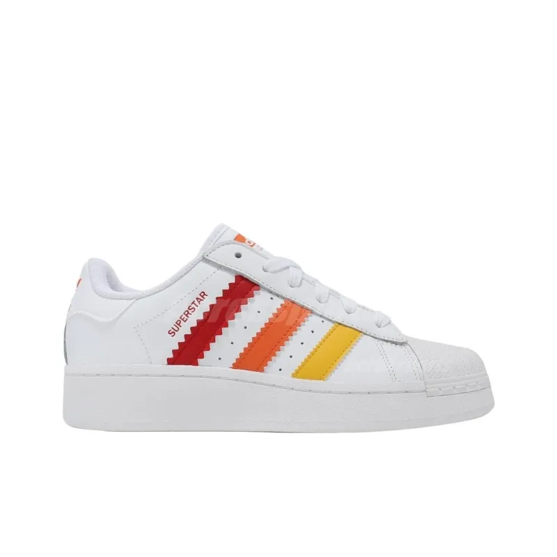 Superstar Women's Adidas Originals Xlg 'White Multi Color'-1