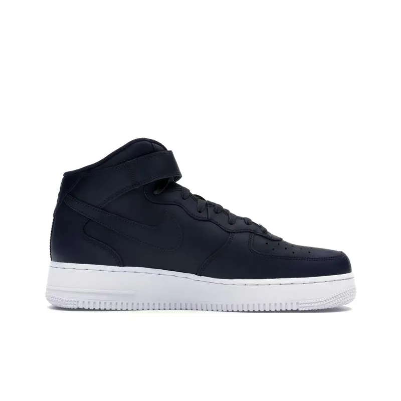 Nike Air Force 1 Mid '07 Obsidian White-1