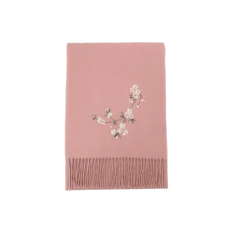 Hang Silk Road Sheep Wool Knit Scarves Women's-4