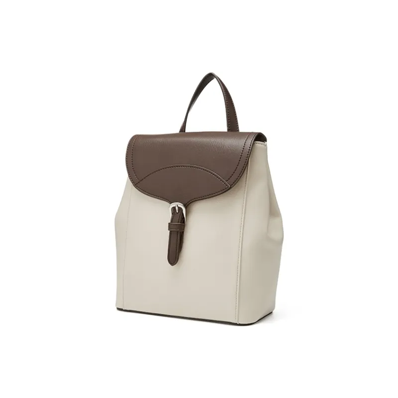 JOSINY PU Backpack Regular Women's Ecru-1