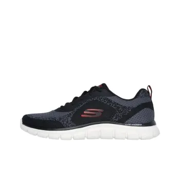 Skechers Track Anti Slip Wear Resistant Low Top Training Shoes Men's Black
