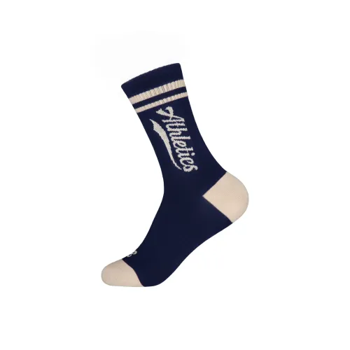 New Balance Mid Calf Socks Unisex 1 Pack Navy Blue