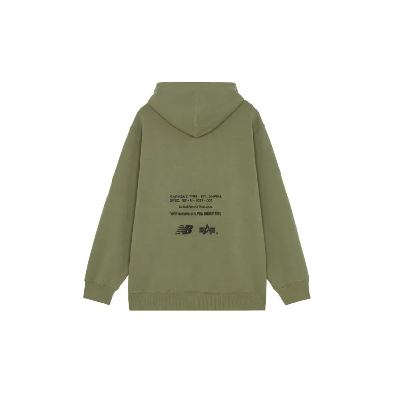 New Balance x Alpha Industries Sweatshirt Men's Green-1