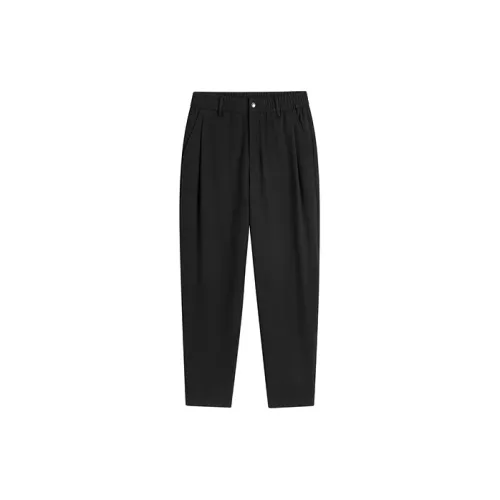 PEACEBIRD MEN Casual Pants Unisex Black First Batch