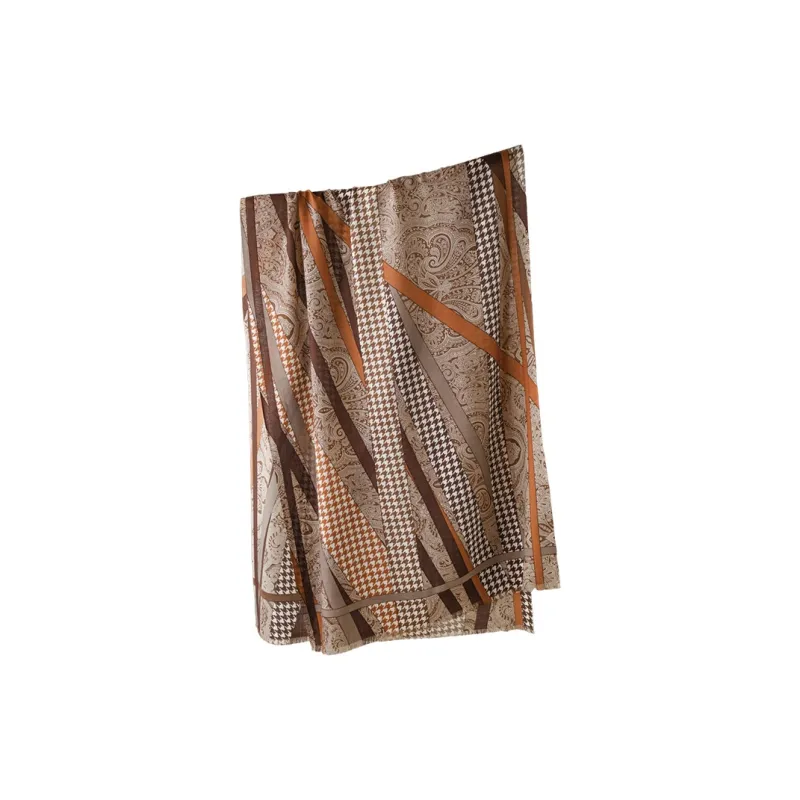 Hang Silk Road 100% Sheep Wool Knit Scarves Women's-9