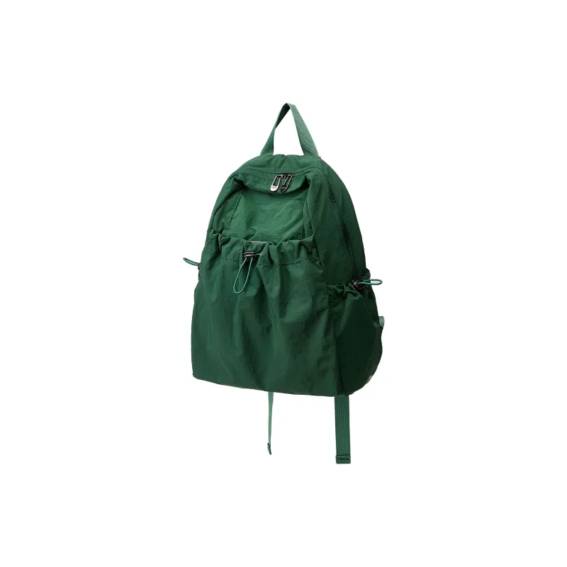 ST&SAT Fabric Handbag Backpack Regular Unisex Black/Khaki-15