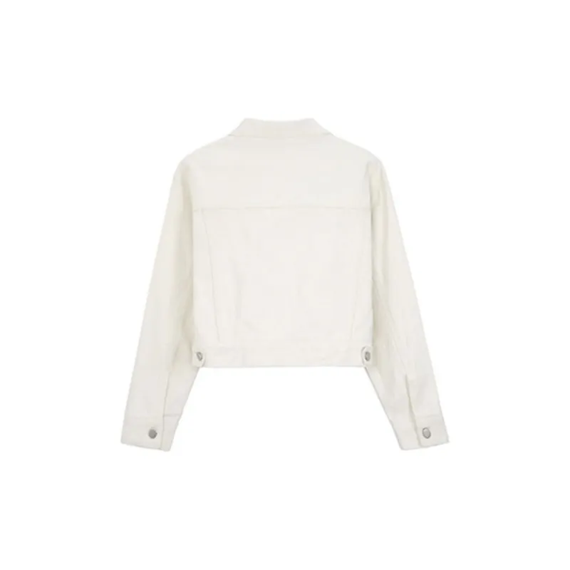 Incolore Cropped Coats Women's White-1