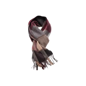 H YXIANG 100% Wool Knit Scarves Men's