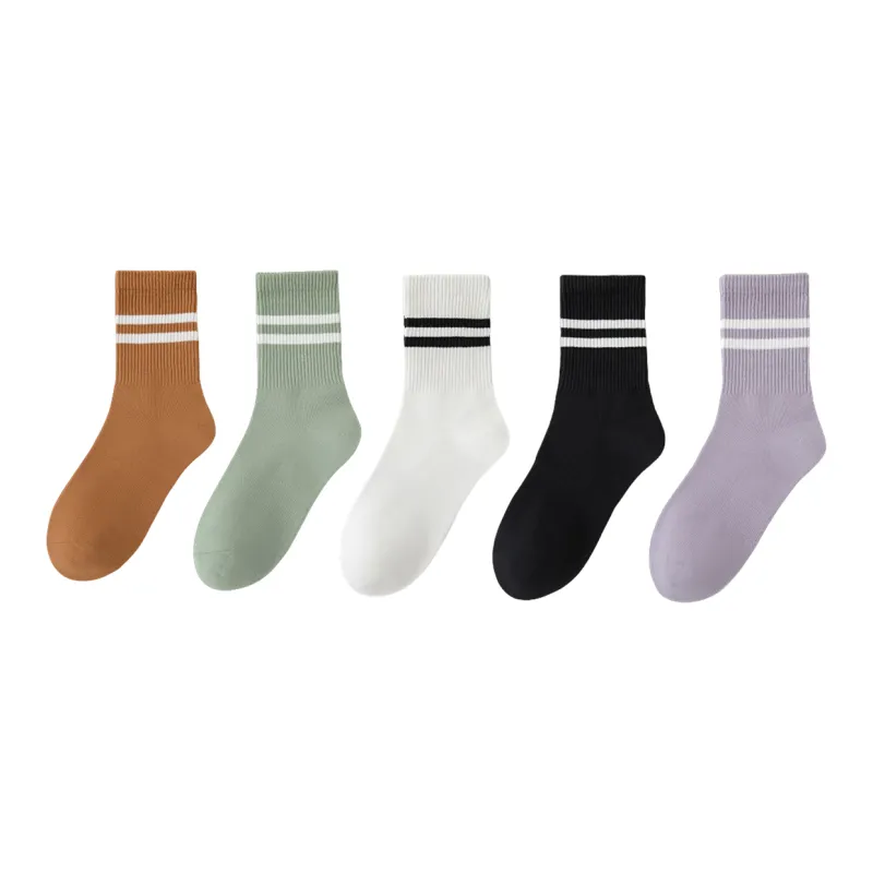 Yalu Mid Calf Socks Women's 5 Pack-0