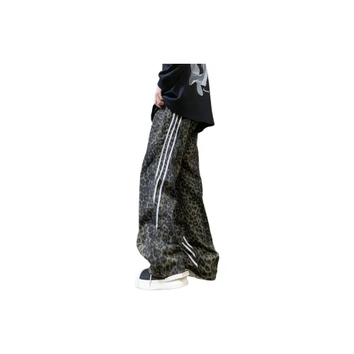 ZONEiD Casual Pants Unisex Leopard