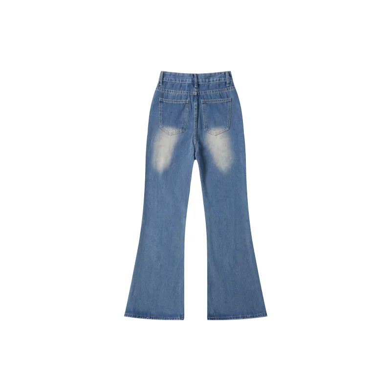 YINLEI Jeans Women's Blue-1