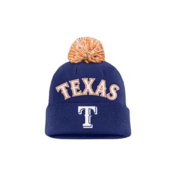 Nike Texas Rangers Peak Men's Nike Mlb Cuffed Pom Beanie
