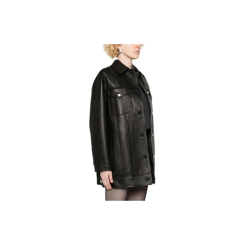MaxMara Collared Button-Up Jacket-3