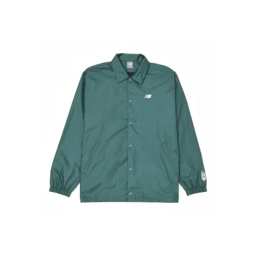 New Balance Jackets Men Night Guard Green