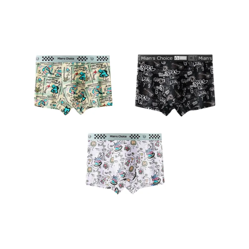 Lan Miao Underpants Men's 3 Pack-3