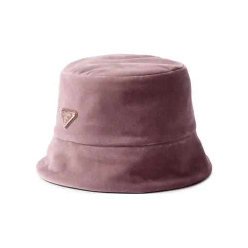 PRADA Velvet Bucket Hat