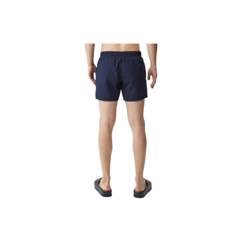 LACOSTE Logo Patch Drawstring Swim Shorts-4