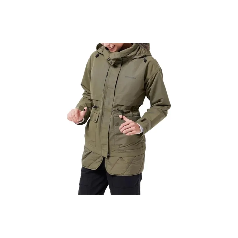 Columbia Puffer Jackets Women's Green-2